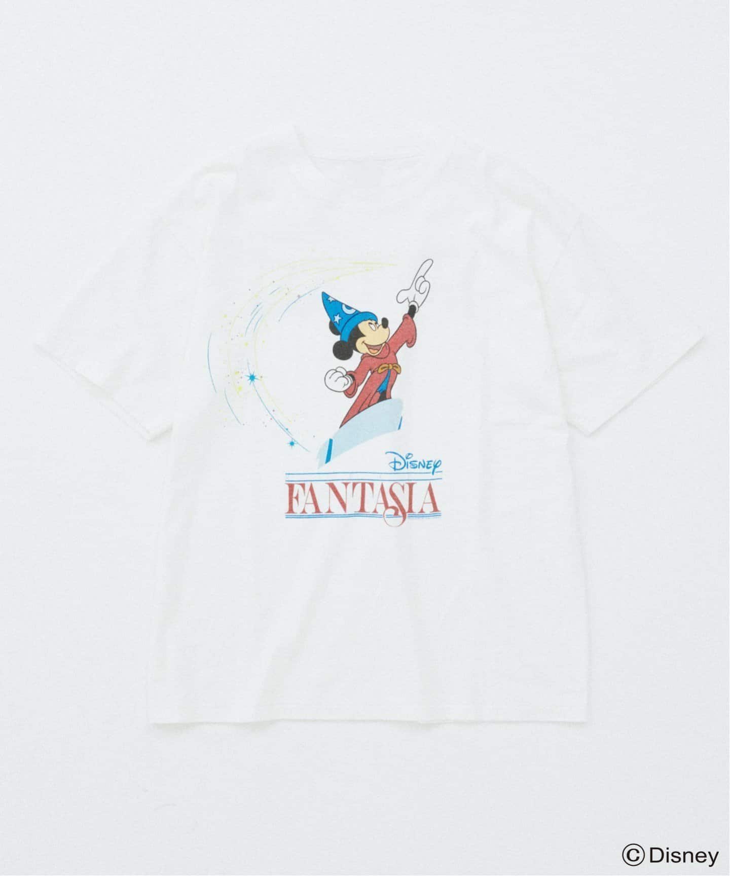 【ジャーナルスタンダード/JOURNAL STANDARD / MEN】のMICKEY MOUSE / ミッキー マウス 別注 ファンタジア 蓄光 プリント T インテリア・キッズ・メンズ・レディースファッション・服の通販 founy(ファニー) 　ファッション　Fashion　メンズファッション　Men's Style Online　タンブラー　Tumbler　フロント　Front　プリント　Print　別注　Special Order　モチーフ　Motif　おすすめ　Recommend　ギフト プレゼント　Gift Present　ホワイト|ID: prp329100004573838 ipo3291000000032608965