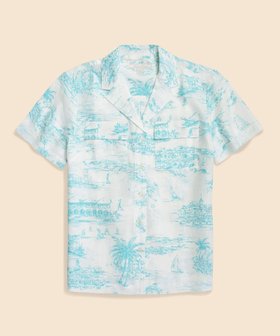 【ブルックス ブラザーズ/Brooks Brothers】のリネン トワルドジュイ ショートスリーブシャツ 人気、トレンドファッション・服の通販 founy(ファニー) ファッション Fashion レディースファッション Ladies' Fashion Online トップス・カットソー Tops/Tshirt シャツ/ブラウス Shirts/Blouses スリット Slit センター Center ネップ Nep Yarn フラップ Flap フランス France プリーツ Pleats ボックス Box ポケット Pocket 半袖 Short Sleeve モチーフ Motif リネン Linen リラックス Relax 夏 Summer |ID:prp329100004573839