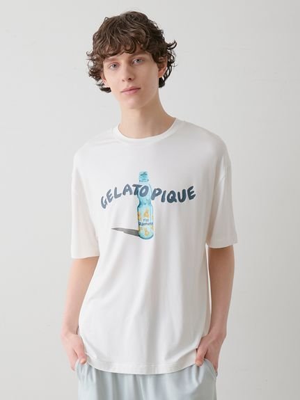 【ジェラートピケ オム/GELATO PIQUE HOMME / MEN】の【HOMME】【接触冷感】レーヨン夏祭りプリントTシャツ トハーフパンツセット インテリア・キッズ・メンズ・レディースファッション・服の通販 founy(ファニー) https://founy.com/ ファッション Fashion メンズファッション Men's Style Online ボトムス Bottoms/Men ハーフ / ショートパンツ Short Pants おすすめ Recommend イエロー Yellow イラスト Illustration ウェーブ Wave ギフト プレゼント Gift Present セットアップ Set Up ハーフ Half プリント Print ポケット Pocket モチーフ Motif 夏 Summer 定番 Standard |ID: prp329100004573846 ipo3291000000032626567