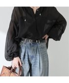 【ジャーナルスタンダード レサージュ/journal standard L'essage】のTENオーガンジーギャザーシャツ 人気、トレンドファッション・服の通販 founy(ファニー) ファッション Fashion レディースファッション WOMEN トップス・カットソー Tops/Tshirt シャツ/ブラウス Shirts/Blouses 2025年 2025 2025春夏・S/S Ss,Spring/Summer,2025 オーガンジー Organdy スラックス Slacks スリーブ Sleeve デニム Denim thumbnail ブラック|ID: prp329100004573856 ipo3291000000032375468
