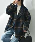 【インタープラネット/INTERPLANET】の【actuel】ブークレチェック柄コート 人気、トレンドファッション・服の通販 founy(ファニー) ファッション Fashion レディースファッション Fashion for Women アウター Coat / Outerwear Collection コート・ロングコート・ピーコート Long Coats, Peacoats & More オレンジ Orange シンプル Simple, Minimal ダブル Double, Double-Breasted チェック Check, Plaid, Tartan ベーシック Basic, Essential ルーズ Loose, Oversized 冬 Winter / This Winter thumbnail チェックブルー|ID: prp329100004573859 ipo3291000000033633141