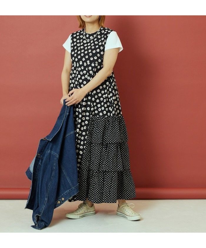 【フリークスストア/FREAK'S STORE】のアシメ ティアードワンピース 25SS 人気、トレンドファッション・服の通販 founy(ファニー) 　ファッション　Fashion　レディースファッション　WOMEN　ワンピース　Dress　2025年　2025　2025春夏・S/S　Ss,Spring/Summer,2025　おすすめ　Recommend　カラフル　Colorful　コレクション　Collection　ティアードワンピース　Tiered Dress　ポケット　Pocket　再入荷　Restock/Back In Stock/Re Arrival　夏　Summer　定番　Standard　S/S・春夏　Ss・Spring/Summer　 other-1|ID: prp329100004574062 ipo3291000000032379307