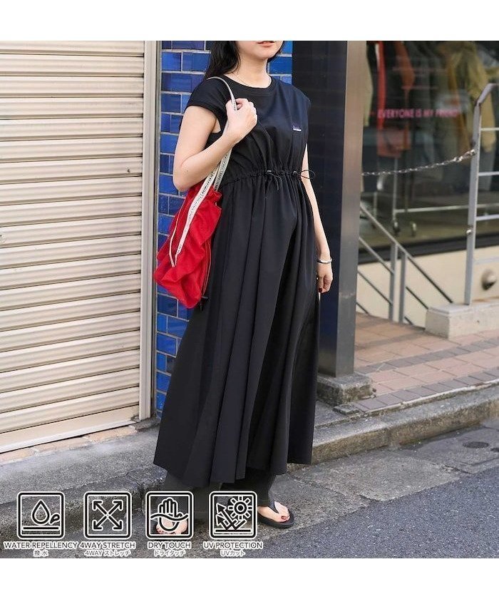 【フリークスストア/FREAK'S STORE】のカットソードッキングワンピース 25SS インテリア・キッズ・メンズ・レディースファッション・服の通販 founy(ファニー) 　ファッション　Fashion　レディースファッション　WOMEN　ワンピース　Dress　軽量　Lightweight　ストレッチ　Stretch　スペシャル　Special　スリーブ　Sleeve　セットアップ　Set Up　ドッキング　Docking　ドローコード　Draw Cord　フレンチ　French　ポケット　Pocket　別注　Special Order　メッシュ　Mesh　S/S・春夏　Ss・Spring/Summer　おすすめ　Recommend　夏　Summer　旅行　Travel　2025年　2025　2025春夏・S/S　Ss,Spring/Summer,2025　ブラック|ID: prp329100004574095 ipo3291000000032379548