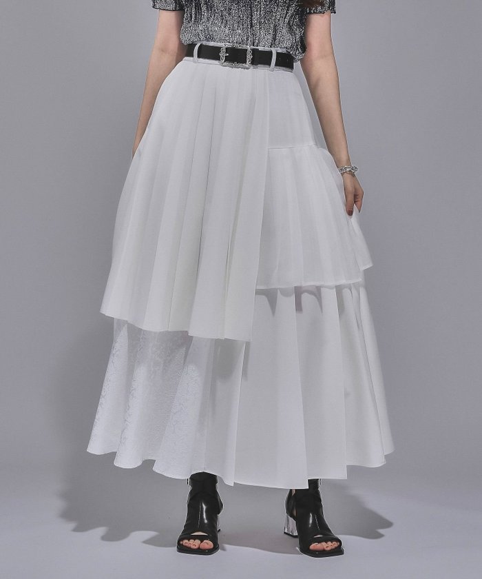 【ハレ/HARE】のジャガードプリーツレイヤースカート インテリア・キッズ・メンズ・レディースファッション・服の通販 founy(ファニー) https://founy.com/ ファッション Fashion レディースファッション WOMEN スカート Skirt おすすめ Recommend シアー Sheer ジャケット Jacket セットアップ Set Up ダウン Down プリーツ Pleats エレガント 上品 Elegant 人気 Popularity 夏 Summer 定番 Standard |ID: prp329100004574112 ipo3291000000032516246