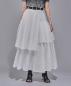 【ハレ/HARE】のジャガードプリーツレイヤースカート ホワイト05|ID: prp329100004574112 ipo3291000000032516247