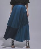 【ハレ/HARE】のジャガードプリーツレイヤースカート ブルー86|ID: prp329100004574112 ipo3291000000032516250