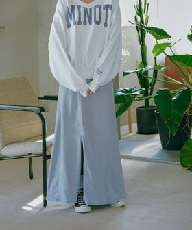 【フリークスストア/FREAK'S STORE】 別注 Cross Waist Slit Skirt/クロスウエスト スリットスカート 25SS人気、トレンドファッション・服の通販 founy(ファニー) ファッション Fashion レディースファッション WOMEN スカート Skirt 2025年 2025 2025春夏・S/S Ss,Spring/Summer,2025 おすすめ Recommend アシンメトリー Asymmetry コラボ Collaboration シンプル Simple ストレッチ Stretch スペシャル Special スリット Slit デニム Denim バランス Balance フェミニン Feminine フレア Flare マキシ Maxi 別注 Special Order 夏 Summer S/S・春夏 Ss・Spring/Summer 軽量 Lightweight |ID:prp329100004574140
