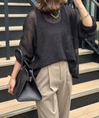 【その他のブランド/Other】のペーパーヤーンルーズプルオーバー ブラック|ID: prp329100004574165 ipo3291000000032790296