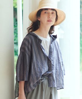 【スタディオ クリップ/studio CLIP】の柄アソートフーディシャツ 人気、トレンドファッション・服の通販 founy(ファニー) ファッション Fashion レディースファッション WOMEN トップス・カットソー Tops/Tshirt シャツ/ブラウス Shirts/Blouses おすすめ Recommend シアー Sheer シャーリング Shirring トレンド Trend バランス Balance ワイド Wide 羽織 Haori |ID:prp329100004574189