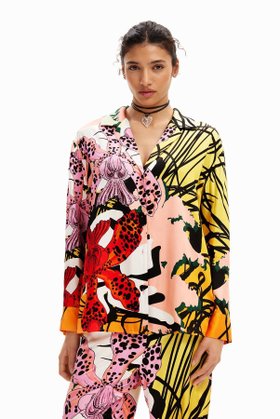 【デシグアル/Desigual】のM. Christian Lacroix 蘭モチーフ シャツ 人気、トレンドファッション・服の通販 founy(ファニー) ファッション Fashion レディースファッション WOMEN トップス・カットソー Tops/Tshirt シャツ/ブラウス Shirts/Blouses カラフル Colorful キャラクター Character サテン Satin シューズ Shoes デニム Denim 長袖 Long Sleeve パターン Pattern パッチワーク Patchwork プリント Print メンズ Mens モチーフ Motif |ID:prp329100004574193