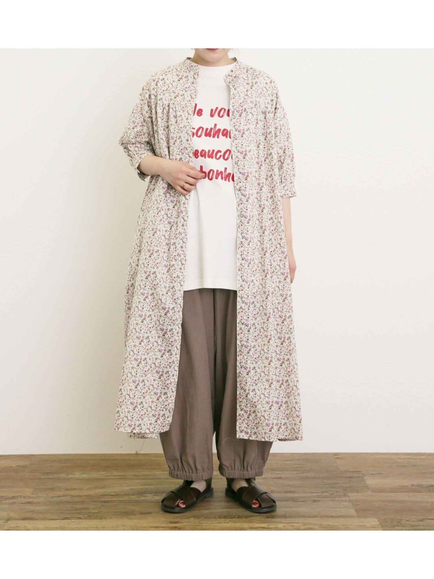 【サマンサモスモス/Samansa Mos2】の【接触冷感】シャツワンピース ≪S/Mサイズ≫ インテリア・キッズ・メンズ・レディースファッション・服の通販 founy(ファニー) 　ファッション　Fashion　レディースファッション　WOMEN　ワンピース　Dress　シャツワンピース　Shirt Dresses　ギャザー　Gather　キナリ|ID: prp329100004574196 ipo3291000000032380527