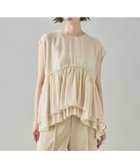 【カレンソロジー/Curensology】のシアーギャザーブラウス エクリュ03|ID: prp329100004574232 ipo3291000000032611586