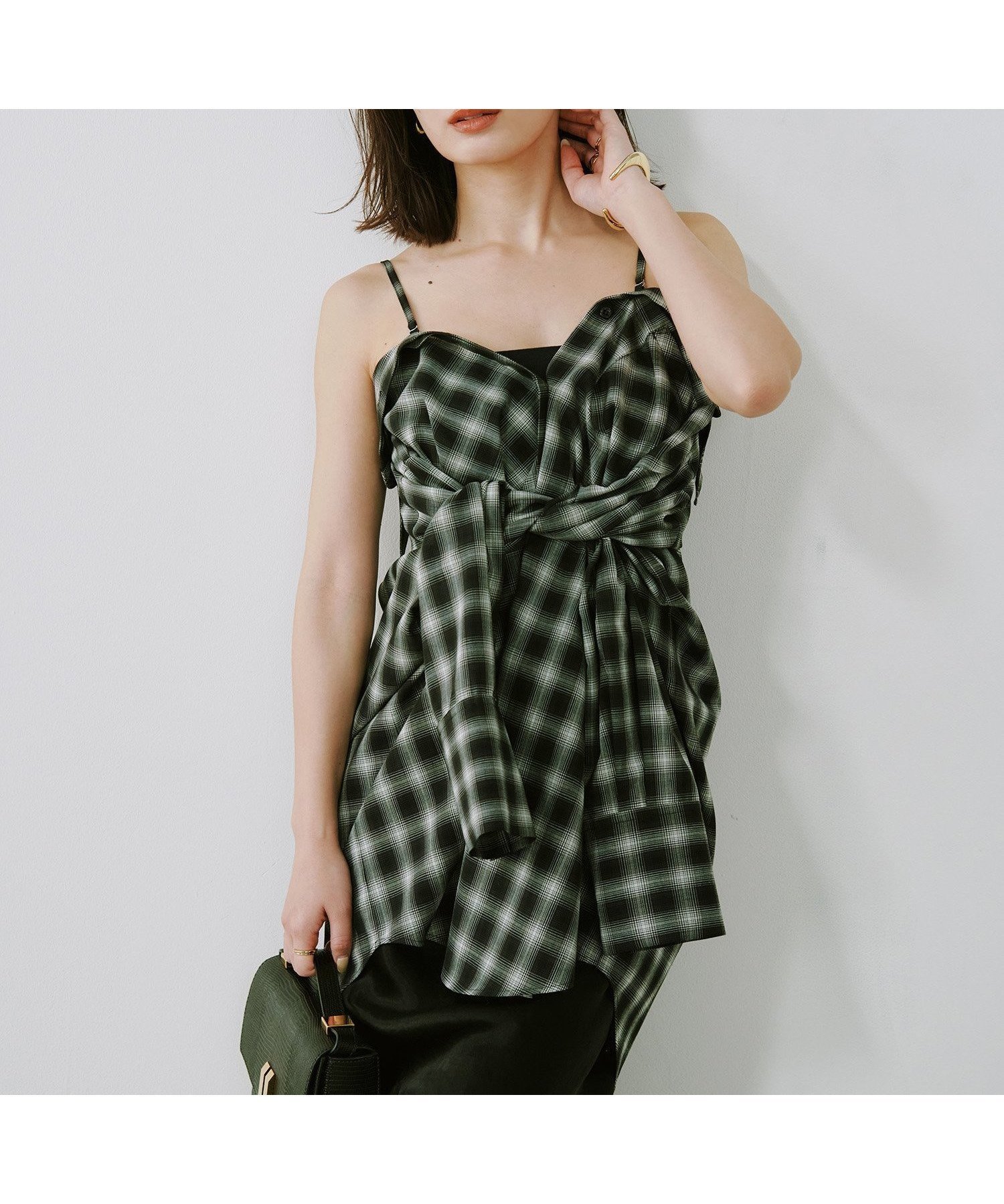 【アニュアンス/anuans】のマルチウェイオーバーシャツ 人気、トレンドファッション・服の通販 founy(ファニー) 　ファッション　Fashion　レディースファッション　Fashion for Women　トップス・カットソー　Cut & Sew Tops　シャツ・ブラウス・オフィスカジュアル　Elegant Blouses & Button-Ups　キャミソール　Camisole, Spaghetti Strap Top　シャドー　Shadow, Subtle Pattern　ストライプ　Stripe, Striped Pattern　スリーブ　Sleeve, Long Sleeve / Short Sleeve　タイプライター　Typewriter Fabric, Crisp Cotton　パイピング　Piping, Trim Design　ビスチェ　Bustier, Corset Top　フォーム　Form　フロント　Front, Front Design　マニッシュ　Mannish, Boyish　 other-1|ID: prp329100004574250 ipo3291000000033550752
