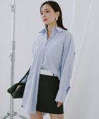 【アニュアンス/anuans】のマルチウェイオーバーシャツ 人気、トレンドファッション・服の通販 founy(ファニー) ファッション Fashion レディースファッション Fashion for Women トップス・カットソー Cut & Sew Tops シャツ・ブラウス・オフィスカジュアル Elegant Blouses & Button-Ups キャミソール Camisole, Spaghetti Strap Top シャドー Shadow, Subtle Pattern ストライプ Stripe, Striped Pattern スリーブ Sleeve, Long Sleeve / Short Sleeve タイプライター Typewriter Fabric, Crisp Cotton パイピング Piping, Trim Design ビスチェ Bustier, Corset Top フォーム Form フロント Front, Front Design マニッシュ Mannish, Boyish thumbnail SAX|ID: prp329100004574250 ipo3291000000033550755