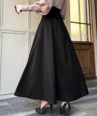 【ジュノア/JUNOAH】のハイウエストレースアップフレアスカート ブラック|ID: prp329100004574252 ipo3291000000032689809