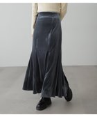 【フリーズマート/FREE'S MART】のベロアマーメイドスカート 人気、トレンドファッション・服の通販 founy(ファニー) ファッション Fashion レディースファッション WOMEN スカート Skirt コンパクト Compact スウェット Sweat フレア Flare マーメイド Mermaid エレガント 上品 Elegant thumbnail ブルー|ID: prp329100004574254 ipo3291000000032381254