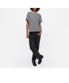 【マリメッコ/marimekko】のTasaraita Unikko Tシャツ 人気、トレンドファッション・服の通販 founy(ファニー) ファッション Fashion レディースファッション Fashion for Women トップス・カットソー Cut & Sew Tops シャツ・ブラウス・オフィスカジュアル Elegant Blouses & Button-Ups ロングTシャツ・Tシャツ Longline T-Shirts & Tees ジャケット Jacket, Outerwear デニム Denim, Jeans Material ベスト Vest, Waistcoat ボーダー Border, Stripe モチーフ Motif, Design Theme 半袖 Short Sleeve, Half Sleeve |ID:prp329100004574261