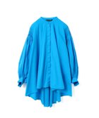 【マーコート/MARcourt】のmizuiro ind ピンタックパフスリーブシャツ 人気、トレンドファッション・服の通販 founy(ファニー) ファッション Fashion レディースファッション WOMEN トップス・カットソー Tops/Tshirt シャツ/ブラウス Shirts/Blouses スタンド Stand スリーブ Sleeve フロント Front ポケット Pocket 人気 Popularity 無地 Plain Color 長袖 Long Sleeve thumbnail ブルー|ID: prp329100004574279 ipo3291000000032381496