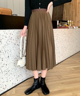 【アミュレット/Amulet】の【Dewlily】ロングプリーツスカート 人気、トレンドファッション・服の通販 founy(ファニー) ファッション Fashion レディースファッション WOMEN スカート Skirt プリーツスカート Pleated Skirts スウェット Sweat プリーツ Pleats ロング Long |ID:prp329100004574297