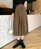 【アミュレット/Amulet】の【Dewlily】ロングプリーツスカート 人気、トレンドファッション・服の通販 founy(ファニー) ファッション Fashion レディースファッション WOMEN スカート Skirt プリーツスカート Pleated Skirts スウェット Sweat プリーツ Pleats ロング Long thumbnail ブラウン|ID: prp329100004574297 ipo3291000000032381836