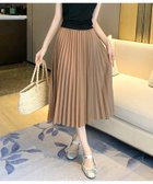【アミュレット/Amulet】の【Dewlily】ロングプリーツスカート 人気、トレンドファッション・服の通販 founy(ファニー) ファッション Fashion レディースファッション WOMEN スカート Skirt プリーツスカート Pleated Skirts スウェット Sweat プリーツ Pleats ロング Long thumbnail ベージュ|ID: prp329100004574297 ipo3291000000032381838