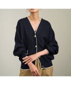 【サロン アダム エ ロペ/SALON adam et rope'】の【WEB限定】メタルボタンスウェットライクラインカーディガン 2 新色追加 ネイビー(40)|ID: prp329100004574302 ipo3291000000032645147