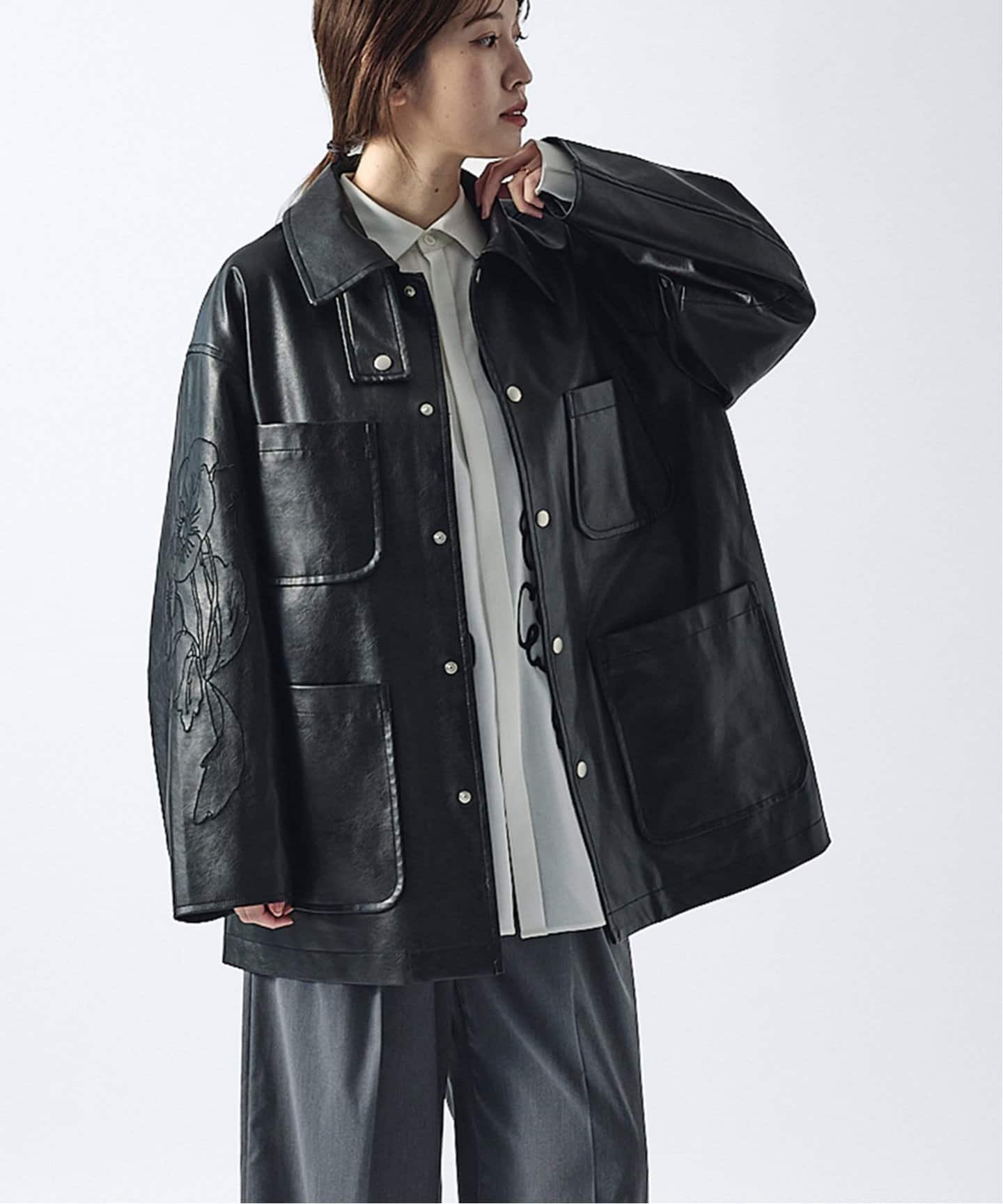 【ジャーナルスタンダード/JOURNAL STANDARD】の《追加 》【TOLIGHT*JOURNALSTANDARD】エンブロイダリー ブルゾン インテリア・キッズ・メンズ・レディースファッション・服の通販 founy(ファニー) 　ファッション　Fashion　レディースファッション　WOMEN　アウター　Coat Outerwear　ブルゾン　Blouson/Jackets　2025年　2025　エンブロイダリー　Embroidery　ブルゾン　Blouson　ブラック|ID: prp329100004574338 ipo3291000000032382229