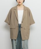 【ケービーエフ/KBF / URBAN RESEARCH】のハーフスリーブルーズジャケット 人気、トレンドファッション・服の通販 founy(ファニー) ファッション Fashion レディースファッション WOMEN アウター Coat Outerwear ジャケット Jackets 2025年 2025 2025春夏・S/S Ss,Spring/Summer,2025 カッティング Cutting シンプル Simple ジャケット Jacket フラップ Flap フロント Front ベーシック Basic ビジネス 仕事 通勤 Business 夏 Summer S/S・春夏 Ss・Spring/Summer thumbnail MOCHA|ID: prp329100004574365 ipo3291000000032382389