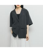 【ケービーエフ/KBF / URBAN RESEARCH】のハーフスリーブルーズジャケット 人気、トレンドファッション・服の通販 founy(ファニー) ファッション Fashion レディースファッション WOMEN アウター Coat Outerwear ジャケット Jackets 2025年 2025 2025春夏・S/S Ss,Spring/Summer,2025 カッティング Cutting シンプル Simple ジャケット Jacket フラップ Flap フロント Front ベーシック Basic ビジネス 仕事 通勤 Business 夏 Summer S/S・春夏 Ss・Spring/Summer thumbnail CHARCOAL|ID: prp329100004574365 ipo3291000000032382390