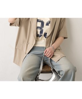 【パルグループ/PAL GROUP】の【WHO S WHO gallery】テーラード半袖ダブルジャケット 人気、トレンドファッション・服の通販 founy(ファニー) ファッション Fashion レディースファッション Fashion for Women アウター Coat / Outerwear Collection レディースジャケット・軽アウター Jackets シンプル Simple, Minimal ジャケット Jacket, Outerwear ダブル Double, Double-Breasted チェック Check, Plaid, Tartan テーラード Tailored, Tailored Fit 半袖 Short Sleeve, Half Sleeve 夏 Summer 定番 Standard, Basic Item 春 Spring S/S・春夏 SS, Spring/Summer, Warm Season |ID:prp329100004574366