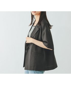【グローバルワーク/GLOBAL WORK】のお手入れラクラクジャケット半袖/498362 人気、トレンドファッション・服の通販 founy(ファニー) ファッション Fashion レディースファッション Fashion for Women アウター Coat / Outerwear Collection レディースジャケット・軽アウター Jackets キャミソール Camisole, Spaghetti Strap Top サマー Summer, Summer Style ジャケット Jacket, Outerwear ストレッチ Stretch, Stretchy Fabric タンク Tank Top, Sleeveless Top デニム Denim, Jeans Material ロング Long, Long-Length 半袖 Short Sleeve, Half Sleeve |ID:prp329100004574367
