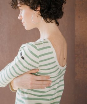【ドゥ アルシーヴ/Doux archives】の【Le minor】Back U neck long sleeve 人気、トレンドファッション・服の通販 founy(ファニー) ファッション Fashion レディースファッション Fashion for Women トップス・カットソー Cut & Sew Tops インナー Innerwear カットソー Cut and Sewn Top コンパクト Compact, Small Size サロペット Overalls, Salopette ジャケット Jacket, Outerwear バスク Basque, Basque Style フィット Fit, Slim Fit フランス France, French ベーシック Basic, Essential ボトム Bottoms, Lower Wear ロング Long, Long-Length おすすめ Recommended / Our Picks |ID:prp329100004574368