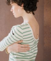 【ドゥ アルシーヴ/Doux archives】の【Le minor】Back U neck long sleeve 人気、トレンドファッション・服の通販 founy(ファニー) ファッション Fashion レディースファッション Fashion for Women トップス・カットソー Cut & Sew Tops インナー Innerwear カットソー Cut and Sewn Top コンパクト Compact, Small Size サロペット Overalls, Salopette ジャケット Jacket, Outerwear バスク Basque, Basque Style フィット Fit, Slim Fit フランス France, French ベーシック Basic, Essential ボトム Bottoms, Lower Wear ロング Long, Long-Length おすすめ Recommended / Our Picks |ID:prp329100004574368