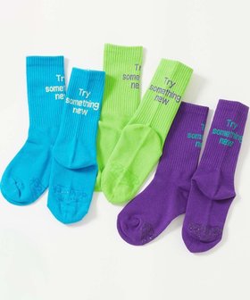 【デビロック/devirock / KIDS】の3足セット ネオンカラー ロゴソックス 靴下 25AW 人気、トレンドファッション・服の通販 founy(ファニー) ファッション Fashion キッズファッション Fashion for Kids サンダル Sandals, Summer Shoes シンプル Simple, Minimal スニーカー Sneakers, Trainers ソックス Socks, Hosiery トレンド Trend, Trending Now ネオン Neon, Neon Color 2025年 2025 2025-2026秋冬・A/W Autumn/Winter 2025–26 AW25–26 |ID:prp329100004574374