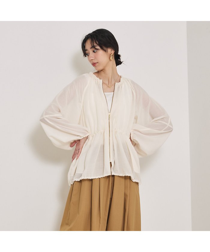 【カリテ/qualite】のラウンドスリーブギャザーブルゾン インテリア・キッズ・メンズ・レディースファッション・服の通販 founy(ファニー) https://founy.com/ ファッション Fashion レディースファッション Fashion for Women アウター Coat / Outerwear Collection ブルゾンジャケット・スポーティアウター Blouson Jackets インナー Innerwear ギャザー Gathered, Ruffled スリーブ Sleeve, Long Sleeve / Short Sleeve デニム Denim, Jeans Material ブルゾン Blouson, Bomber Jacket ボトム Bottoms, Lower Wear |ID: prp329100004574382 ipo3291000000032721033