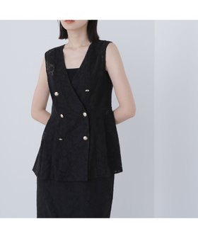 【ナチュラル ビューティー ベーシック/NATURAL BEAUTY BASIC】のメッシュレース SETUP ジレ 人気、トレンドファッション・服の通販 founy(ファニー) ファッション Fashion レディースファッション WOMEN アウター Coat Outerwear トップス・カットソー Tops/Tshirt ベスト/ジレ Gilets/Vests おすすめ Recommend デニム Denim フェミニン Feminine フラット Flat フラワー Flower フレア Flare ペプラム Peplum メッシュ Mesh レース Race エレガント 上品 Elegant 人気 Popularity 切替 Switching |ID:prp329100004574385