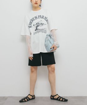 【ケービーエフ/KBF / URBAN RESEARCH】のシャーリングプリントTEE 人気、トレンドファッション・服の通販 founy(ファニー) ファッション Fashion レディースファッション WOMEN 2025年 2025 2025春夏・S/S Ss,Spring/Summer,2025 ギャザー Gather シャーリング Shirring プリント Print ボトム Bottom リメイク Remake 夏 Summer S/S・春夏 Ss・Spring/Summer |ID:prp329100004574401