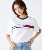 【トミーヒルフィガー/TOMMY HILFIGER / MEN】の【オンライン限定】【ユニセックス】トミーヒルフィガーロゴTシャツ / TINO TEE ホワイト100|ID: prp329100004574487 ipo3291000000033179988