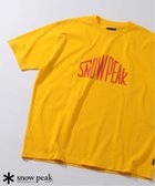 【ジャーナルスタンダード レリューム/JOURNAL STANDARD relume / MEN】のSNOWPEAK / スノーピーク 別注 トラペゾイド ロゴTシャツ 人気、トレンドファッション・服の通販 founy(ファニー) ファッション Fashion メンズファッション Fashion for Men イエロー Yellow コラボ Collaboration, Collab フィット Fit, Slim Fit ボックス Boxy, Box Shape リラックス Relax, Relaxed Fit 別注 Limited Edition, Custom Order 台形 A-Line, Trapezoid Shape 夏 Summer thumbnail イエロー|ID: prp329100004574489 ipo3291000000032713182