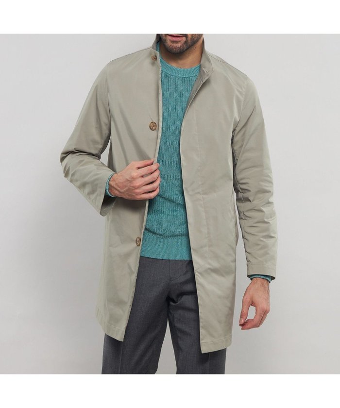 【マッキントッシュ ロンドン/MACKINTOSH LONDON / MEN】の【DUNFORD STAND COLLAR】ストレッチメモリーツイルスタンドカラーコート インテリア・キッズ・メンズ・レディースファッション・服の通販 founy(ファニー) https://founy.com/ ファッション Fashion メンズファッション Fashion for Men ショート Short, Short Length スタンド Stand Collar, Upright Stand ストレッチ Stretch, Stretchy Fabric ツイル Twist, Twisted Detail パターン Pattern, Design Print モダン Modern, Contemporary 春 Spring 秋 Autumn |ID: prp329100004574498 ipo3291000000033560590