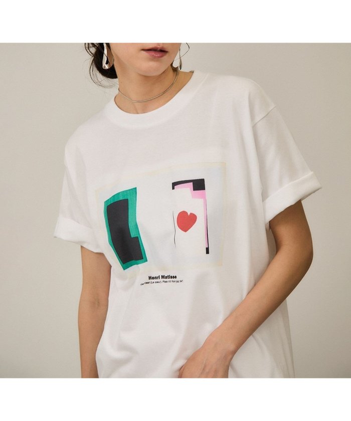 【サロン アダム エ ロペ/SALON adam et rope'】の【WEB限定】マティスアートTシャツ インテリア・キッズ・メンズ・レディースファッション・服の通販 founy(ファニー) https://founy.com/ ファッション Fashion レディースファッション Ladies' Fashion Online トップス・カットソー Tops/Tshirt シャツ/ブラウス Shirts/Blouses ロング / Tシャツ T-Shirts インナー Inner ヴィンテージ Vintage 洗える Washable 吸水 Water Absorption シンプル Simple ジャケット Jacket デニム Denim フェミニン Feminine フランス France プリント Print ボトム Bottom ワーク Work 夏 Summer |ID: prp329100004574510 ipo3291000000032683553