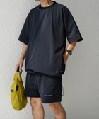 【シップス/SHIPS / MEN】の【WEB限定】SHIPS any 洗濯機可能 ワッシャーナイロン スピンドル Tシャツ+イージーショーツ セットアップ ブラック|ID: prp329100004574511 ipo3291000000032447991