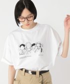 【スタディオ クリップ/studio CLIP】の【daily CLIP×Rooo Lou】プリントTシャツ 人気、トレンドファッション・服の通販 founy(ファニー) ファッション Fashion レディースファッション WOMEN トップス・カットソー Tops/Tshirt シャツ/ブラウス Shirts/Blouses ロング / Tシャツ T-Shirts アクリル Acrylic イラスト Illustration クール Cool コラボ Collaboration プリント Print thumbnail ホワイト10|ID: prp329100004574515 ipo3291000000032383883