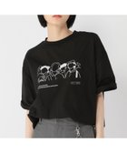 【スタディオ クリップ/studio CLIP】の【daily CLIP×Rooo Lou】プリントTシャツ 人気、トレンドファッション・服の通販 founy(ファニー) ファッション Fashion レディースファッション WOMEN トップス・カットソー Tops/Tshirt シャツ/ブラウス Shirts/Blouses ロング / Tシャツ T-Shirts アクリル Acrylic イラスト Illustration クール Cool コラボ Collaboration プリント Print thumbnail ブラック19|ID: prp329100004574515 ipo3291000000032383885