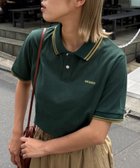 【チャオパニックティピー/CIAOPANIC TYPY】の【GEVACO】半袖ポロシャツ 人気、トレンドファッション・服の通販 founy(ファニー) ファッション Fashion レディースファッション WOMEN トップス・カットソー Tops/Tshirt シャツ/ブラウス Shirts/Blouses ポロシャツ Polo Shirts シンプル Simple ダブル Double デニム Denim ハーフ Half ポロシャツ Polo Shirt 半袖 Short Sleeve ワーク Work おすすめ Recommend thumbnail グリーン|ID: prp329100004574527 ipo3291000000032384016