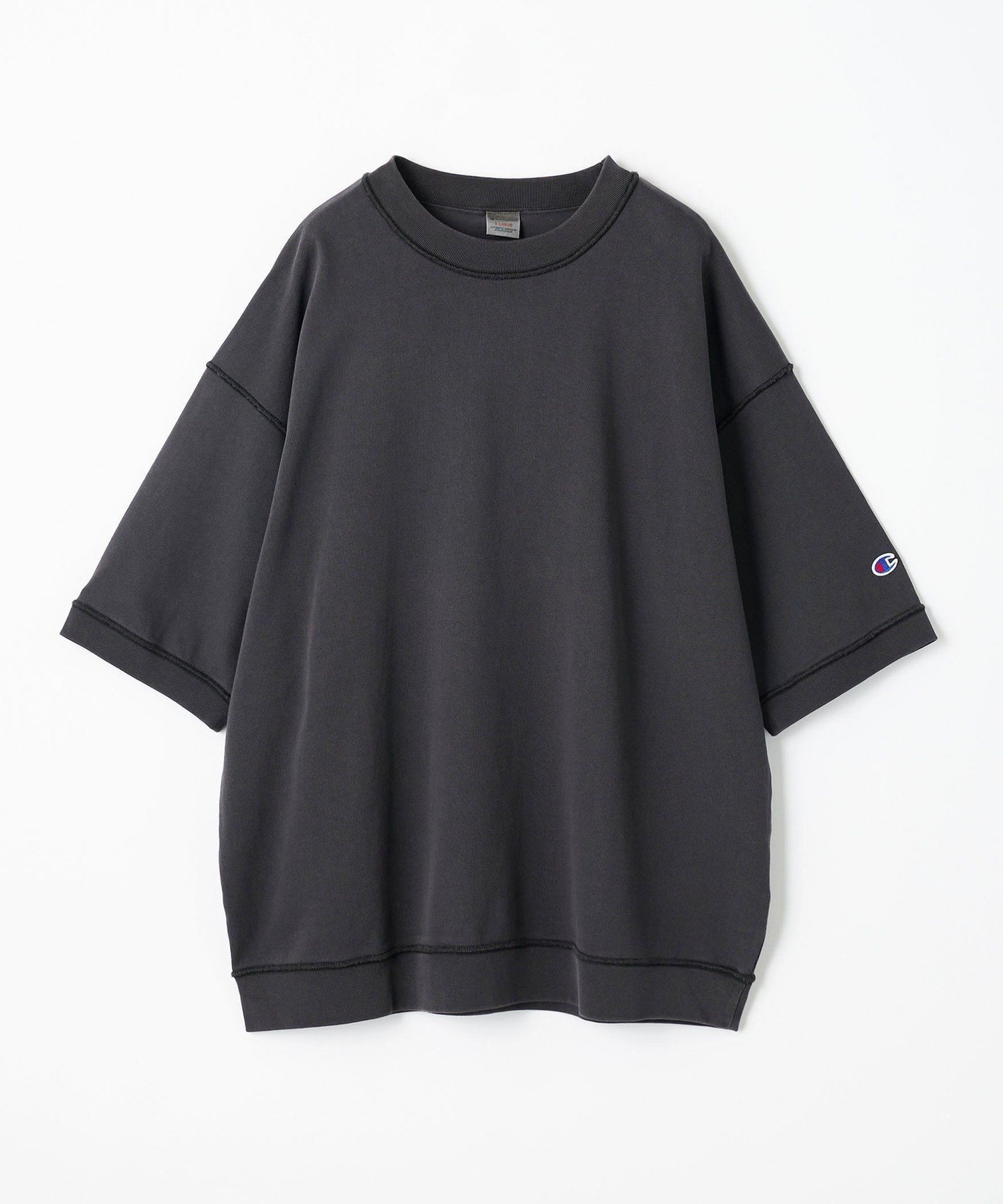 【ビューティ&ユース ユナイテッドアローズ/BEAUTY&YOUTH / UNITED ARROWS / MEN】のピグメント リブ Tシャツ インテリア・キッズ・メンズ・レディースファッション・服の通販 founy(ファニー) 　ファッション　Fashion　メンズファッション　Fashion for Men　スウェット / スエット　Sweatshirt, Sweatwear　スポーツ　Sports, Activewear　ニューヨーク　New York, NYC Style　人気　Popular, Best Seller　別注　Limited Edition, Custom Order　リラックス　Relax, Relaxed Fit　BLACK|ID: prp329100004574533 ipo3291000000032763798