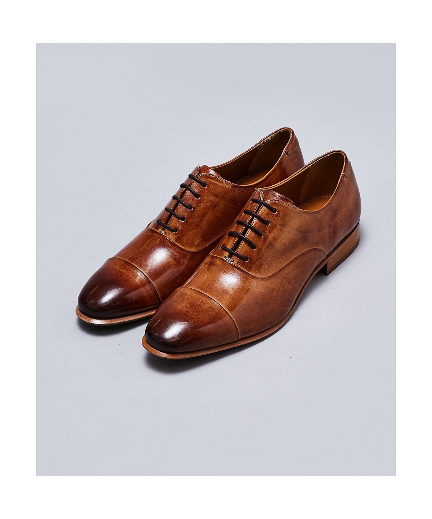 【アルフレッド バニスター/alfredoBANNISTER / MEN】のセミスクエア オックスフォード 内羽根ストレートチップ ビジネスシューズ インテリア・キッズ・メンズ・レディースファッション・服の通販 founy(ファニー) 　ファッション　Fashion　メンズファッション　Fashion for Men　シューズ・靴　Shoes　エレガント 上品　Elegant　シューズ　Shoes, Footwear　シンプル　Simple, Minimal　スクエア　Square, Square Shape　スタイリッシュ　Stylish, Fashionable　ストレート　Straight, Straight Cut　ビジネス 仕事 通勤　Business / Work / Commuting　キャメル|ID: prp329100004574564 ipo3291000000032754696