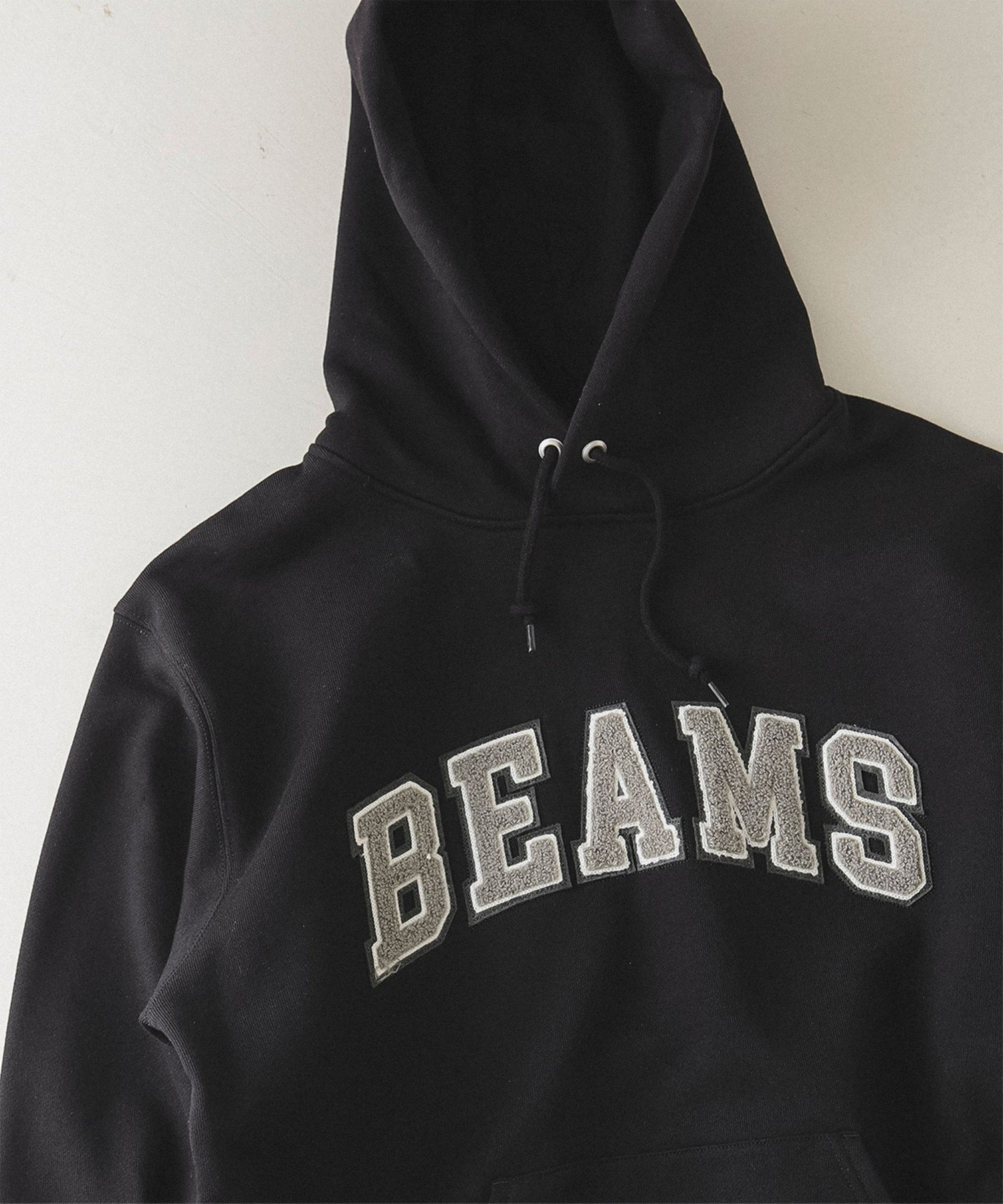 【ビームス/BEAMS / MEN】のBEAMS ロゴ ベーシック フーディ インテリア・キッズ・メンズ・レディースファッション・服の通販 founy(ファニー) 　ファッション　Fashion　メンズファッション　Fashion for Men　フィット　Fit, Slim Fit　フロント　Front, Front Design　ベーシック　Basic, Essential　ループ　Loop, Loop Knit　BLACK|ID: prp329100004574571 ipo3291000000033914347