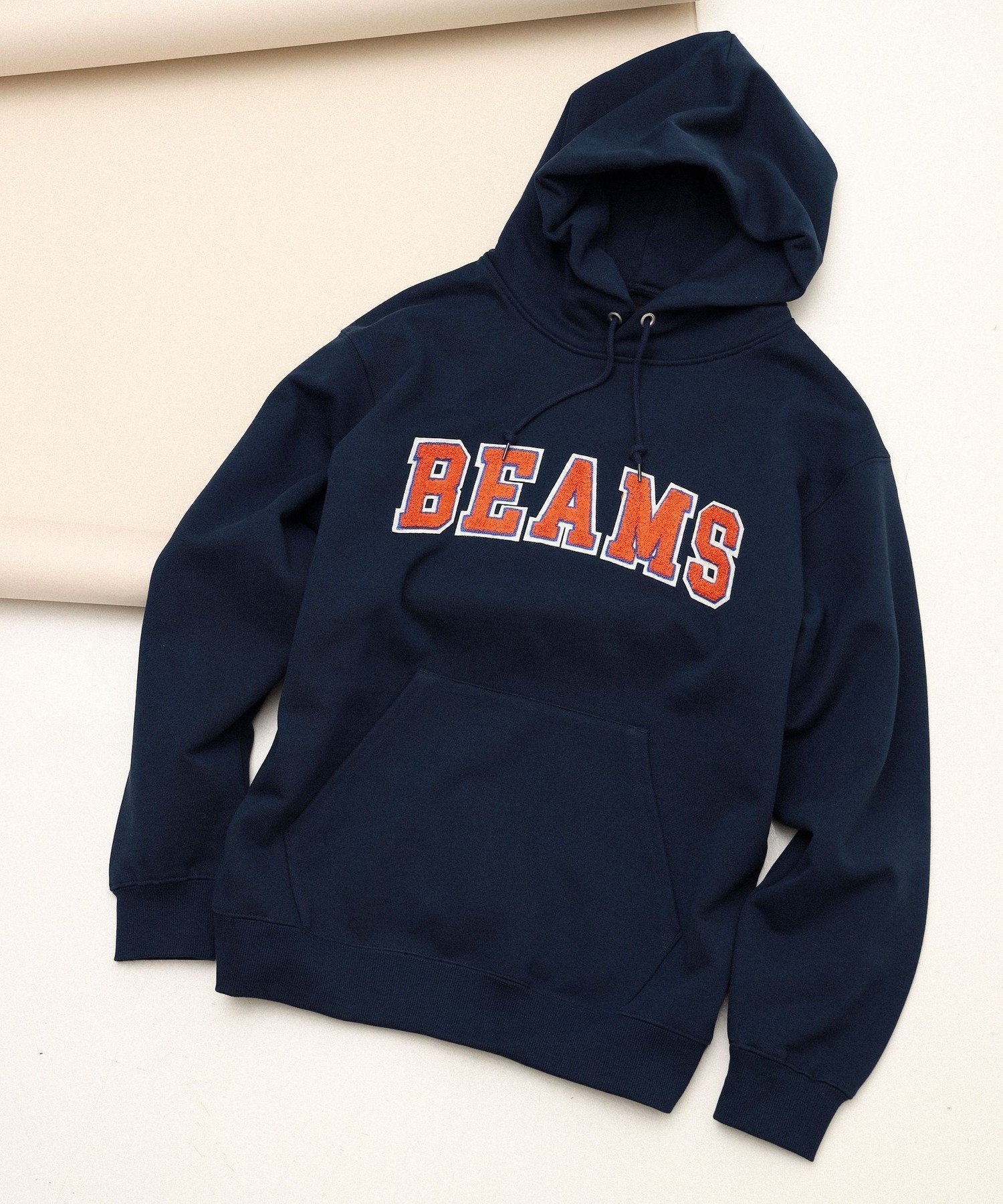 【ビームス/BEAMS / MEN】のBEAMS ロゴ ベーシック フーディ インテリア・キッズ・メンズ・レディースファッション・服の通販 founy(ファニー) 　ファッション　Fashion　メンズファッション　Fashion for Men　フィット　Fit, Slim Fit　フロント　Front, Front Design　ベーシック　Basic, Essential　ループ　Loop, Loop Knit　NAVY|ID: prp329100004574571 ipo3291000000033914349