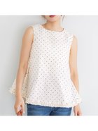 【コカ/COCA】のホイップフリルAラインブラウス 人気、トレンドファッション・服の通販 founy(ファニー) ファッション Fashion レディースファッション Fashion for Women トップス・カットソー Cut & Sew Tops シャツ・ブラウス・オフィスカジュアル Elegant Blouses & Button-Ups 2025年 2025 2025春夏・S/S Spring/Summer 2025 SS25 シンプル Simple, Minimal ジーンズ Jeans, Denim Pants ドット Polka Dot, Dot Pattern ノースリーブ Sleeveless, No-Sleeve ポケット Pocket, Pocket Detail エレガント 上品 Elegant thumbnail Dot|ID: prp329100004574579 ipo3291000000033012580
